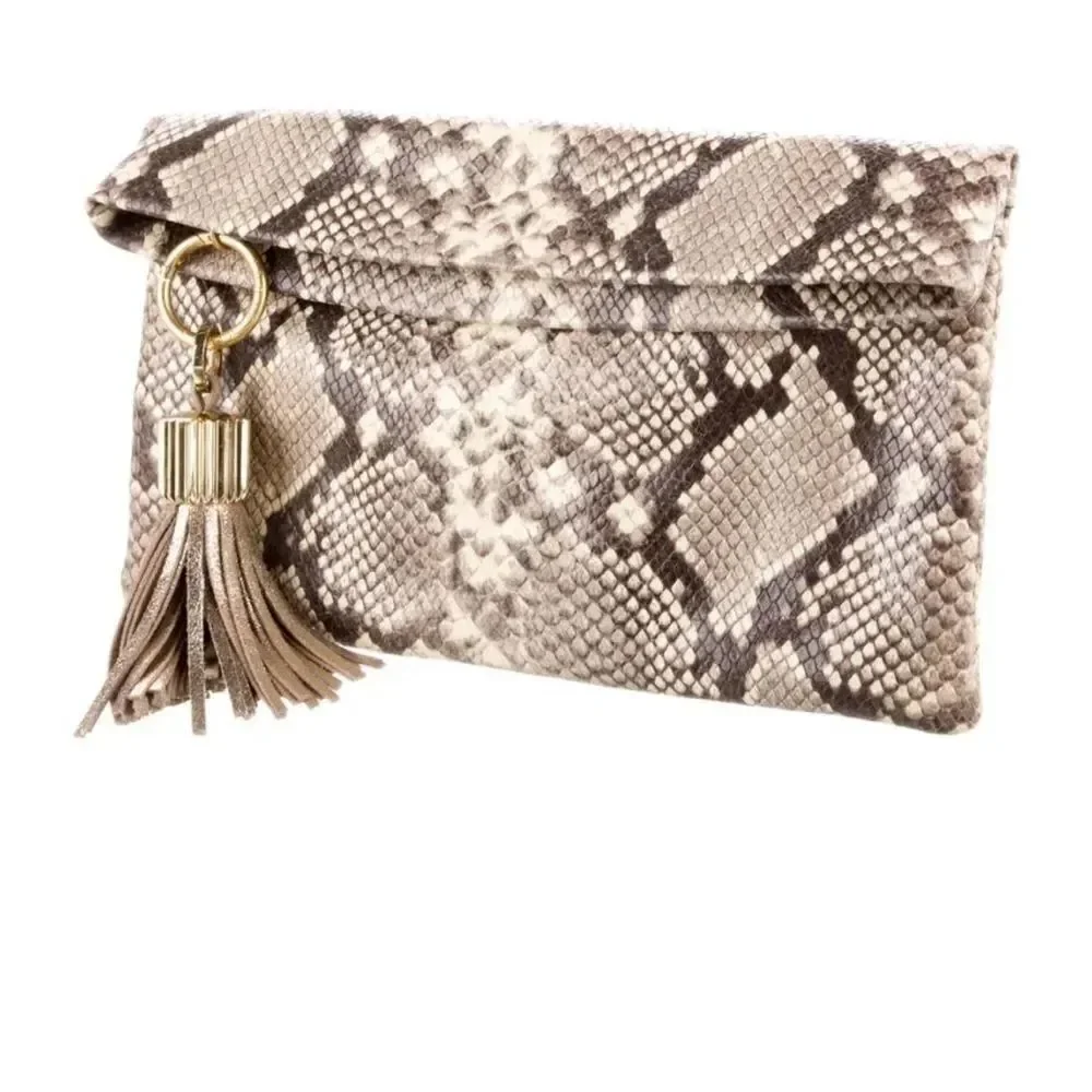 India Hicks Carmen Clutch - Snake
